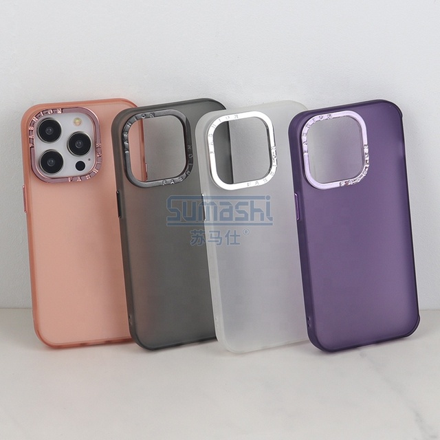 Alphabet Mirror Frosted PC 2-in-1 Phone Case for iPhone 16 15 14 Electroplated Key Film Matte Shell Cross-Border Compatible