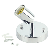 Douille d'ampoule décorative moderne rotation de 360 degrés E27 support de lampe de base pour couloir porche chevet salon éclairage