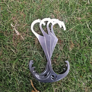 Crochet extérieur en acier inoxydable, crochet de rangement multifonctionnel pour le camping, crochet en métal simple pour l'organisation de tentes et d'équipements - Product Image 4