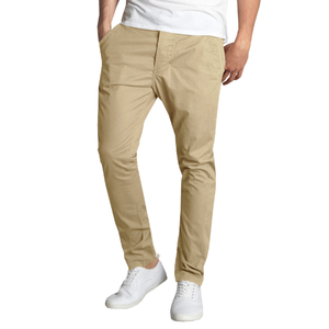 Prix de gros Streetwear Logo personnalisé Pantalons pour hommes Pantalons de survêtement en coton blanc Pantalons de sport en sergé avec cordon de serrage pour hommes - Product Image 2