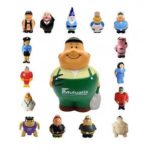 Balle anti-stress en forme de super-héros, logo personnalisé imprimé, balles anti-stress en PU avec logo à imprimer, jouets anti-stress - Product Image 5