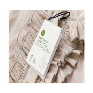 Étiquettes suspendues en papier avec ficelle pour vêtements et accessoires, avec design imprimé pour les produits de mode et l'étiquetage en détail - Product Image 6