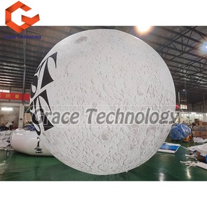 Pallone Gonfiabile Gigante a Forma di <span class=keywords><strong>Luna</strong></span> da 4m con Stampa, Globo Planetario in PVC Ermetico per Pubblicità - Product Image 5