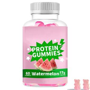 OEM Etiqueta Privada colágeno vitaminas proteína gomosa ganancia muscular gomitas proteína uva gomitas suplemento Vegano para adultos - Product Image 2