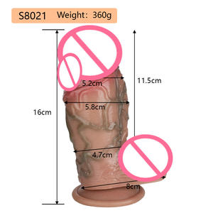 Silikon-Masturbator für Frauen, weicher, molliger Dildo, Sexspielzeug für Erwachsene mit PVC-Saugnapf, Analplug, 100 % wasserdicht, JiaYi - Product Image 6