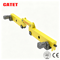 Chariot d'extrémité de grue à structure flexible avec moteur VFD pour réduire la pression sur les rails et pièces de limitation et d'amortissement