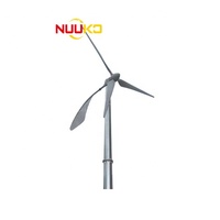 Nuuko 20kw 10kw 5kw Turbina de viento vertical Generador de levitación magnética Rejilla de encendido y apagado Uso doméstico 5000W Potencia Tipo de batería de plomo-ácido