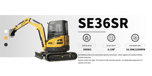 <span class=keywords><strong>Shantui</strong></span> SE36SR รถขุดตีนตะขาบขนาดเล็ก3.6ตันพร้อมกระปุกเกียร์ตลับลูกปืนเครื่องยนต์