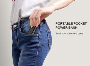 แบตสำรอง PPS 5000 มิลลิแอมป์ รองรับ PD 18W ตัวเครื่องอะลูมิเนียม ช่องเสียบ USB และ USB-C สำหรับ <span class=keywords><strong>iPhone</strong></span> <span class=keywords><strong>11</strong></span> <span class=keywords><strong>Pro</strong></span> Max จัดส่งฟรี - Product Image 4