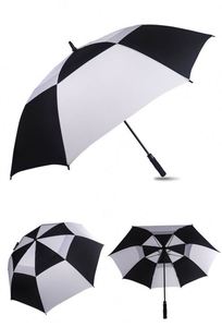 62/68/72 Inch <b>Extra</b> <b>Large</b> Oversize Double Canopy Vented Windproof Waterproof Automatic Open Golf Umbrella for Family - Product Image 3