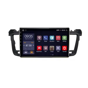 Wanqi 9 inch 4/8 cores Android 9 car dvd multimedia player radio video Stereo gps navi audio system For peugeot 508 2011-2018