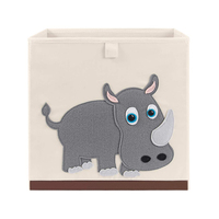 Cube de rangement pliable en tissu pour jouets d'enfants, organisateur de chambre d'enfant, étagère de salle de jeux, panier de placard avec couvercle, OEM ODM, pliable pour enfants