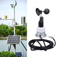 Agriculture Mini Anemometer 5-in-1 Weather Sensor for Wind Speed Direction Temperature 5V Boat Anemometer Measuring Instruments
