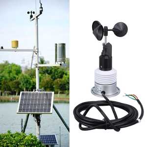 Agricultura Mini anemômetro 5-em-1 Sensor de tempo para a velocidade do vento Direção Temperatura 5V Powered Speed Measuring Instruments - Product Image 5