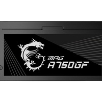 BEST SELLING pour MPG A750GF 750W Active PFC 80W Alimentation de bureau à découpage en stock Logo Dragon