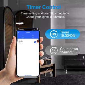 Interrupteur intelligent TuoAn Tuya M6 à faible coût Zigbee/<span class=keywords><strong>WiFi</strong></span> avec 1/2/3/4 boutons physiques et contrôle Alexa - Product Image 6