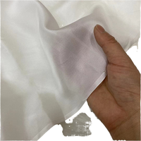 Tissu en soie pure chinoise pongé uni léger teint en fil pour vêtements de mariage, vente en gros