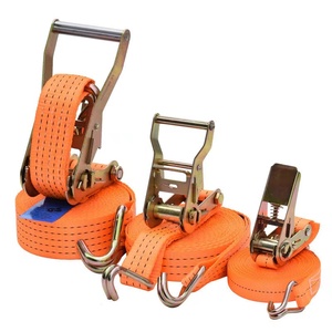 Chất Lượng Tốt Wellstone An Toàn 100% Polyester Webbing Vành Đai Polyester Ratchet Tie Xuống Dây Đeo Với Kéo Móc - Product Image 1