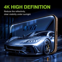 Protection d'écran en verre trempé Gorilla Titan pour iPhone 16/15 Pro, application sans poussière pour iPhone 17
