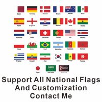 Promotionnel personnalisé Sublimation réversible Promotions marqueur couleur garde bannière drapeau du Maroc
