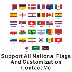 Promotional Custom Sublimation Reversible Promotions Marker Color Guard Banner Morroco Flag