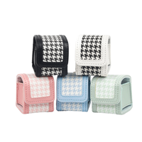 Sac de rangement portable en cuir PU pour appareil photo reflex numérique Caiul, étui souple pour appareil photo numérique, élégant, durable, Poroflops Instax PAL Photo Wizard Plaid