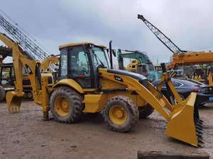 أعمال البناء آلة جرار مستخدم لودر حفار ذو عجلات ، تستخدم كاتربيلر 416F - Product Image 4