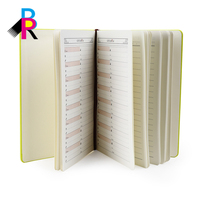 Carnet de notes/journal/agenda A5 en cuir PU rigide, personnalisé, de haute qualité, couleurs vives, idéal pour le travail, l'école, les notes, ou comme cadeau de vacances (OEM)