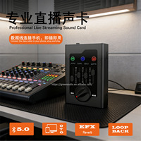 Carte son USB Green Audio, interface audio 48K/24Bit OTG pour podcast, jeux, streaming en direct, enregistrement vocal GAX-GBA1