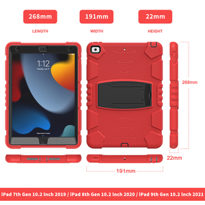 Étui en silicone pour <span class=keywords><strong>iPad</strong></span> <span class=keywords><strong>10</strong></span>.2, support rotatif mignon, coque antichoc, accessoires de protection pour <span class=keywords><strong>iPad</strong></span> - Product Image 6