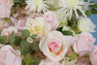 Offre Spéciale 200CM fait à la main en soie Rose fleurs artificielles personnalisé sec mariage événement décor fleur rangée chemin de Table pour les mariages