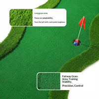 Tapis de golf portable pour l'intérieur et l'extérieur, multi-couches, antidérapant, professionnel, pour l'entraînement au golf à la maison, au jardin ou au bureau