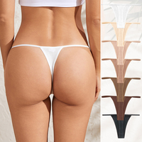 Sous-vêtements pour femmes, string en coton, bragas, culotte, tanga, bikini rayé, string pour femmes