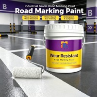 Peinture de marquage routier à base d'eau