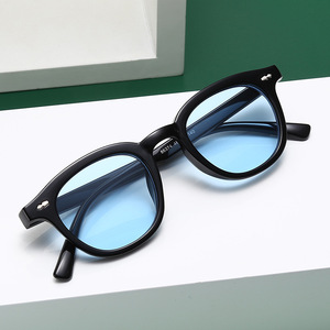 Lmamba Hot Selling Trendy Street Shoot <b>Sunglasses</b> 2022 Retro Rivet Small Round <b>Sunglasses</b> Unisex - Product Image 4