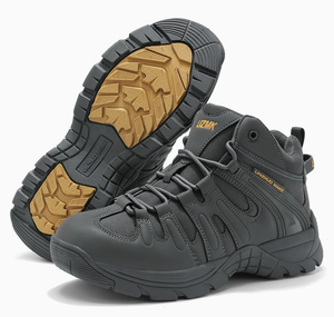Botas Tácticas DF25 UZMK Unzhuo Grises de Media Caña para Hombre, Impermeables, Transpirables, Antideslizantes, para Senderismo en el Desierto y Actividades al Aire Libre, Venta al Por Mayor - Product Image 4