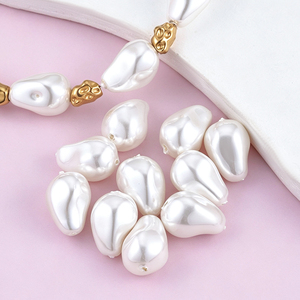 Venta Directa de Fábrica, Perlas de Imitación Barrocas, Perlas Sueltas Irregulares en Forma de Lágrima para Hacer Joyería, Collares y Pulseras - Product Image 1