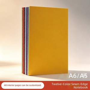Quaderni all'ingrosso con rilegatura cucita, stampa personalizzata, quaderni colorati per esercizi, quaderni scolastici con logo personalizzato - Product Image 4