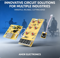 Kit de remplacement de carte PCB AM-Q3-SMT, résistant aux surtensions 2KV, 1800-2200W, carte principale et carte tactile pour cuisinière infrarouge