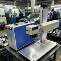 Nouveau Marqueur Laser Fibre CNC Portable Compact Haute Précision Marquage Rapide Composants Électroniques Codage Métal Prise en Charge DXF/JPG/PLT