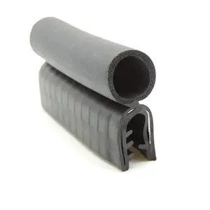 Free Sample Soft And Hard Composite Auto Car Cabinet Door Rubber Sealing Strip EPDM Composite Profile Seal Strip