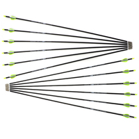 Flèches de chasse ACCMOS 40T en carbone pur, ID 3,2 mm, spine 0,009 pouces, 350-1000, 32 pouces