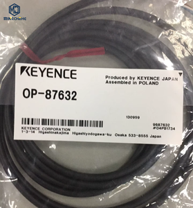 KEYENCE OP-87632 M8 L-shaped Connector <b>Cable</b> 2m Oil-resistant for FD-G Series Clamp-on Gas Flow Meter OP 87632 - Product Image 1