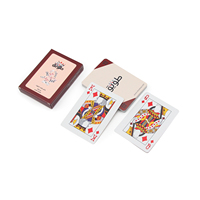 Cartes à Jouer en PVC Transparentes et Durables, Souples et Lisses pour le Voyage, Format Standard 52, Publicité Personnalisée, Design sur Mesure, Bienvenue aux Acheteurs Mondiaux