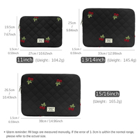 Pochette souple pour ordinateur portable pour HP, Lenovo, sac pour ordinateur portable pour fille, jolie sacoche pour ordinateur portable 13 14 15 16 pouces pour Macbook Air/Pro