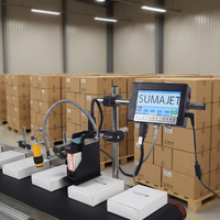 Impresora de Cajas de Embalaje Económica, Impresora de Inyección de Tinta Térmica, Máquina de Codificación de Códigos QR y Códigos de Barras para Empaques de Alimentos y Bebidas, Pequeñas Empresas