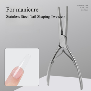Pinzas de Acero Inoxidable para Manicura, Alicates para Dar Forma a las Uñas, Herramienta para Recortar Cutículas para Salón de Uñas - Product Image 2