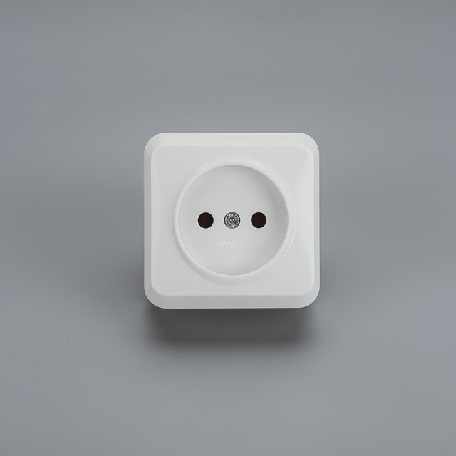 Stylish Wall Mount Socket 1 Gang Efficient Energy Socket Saving Power Point Socket