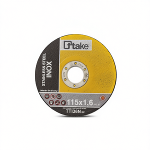 Ttake <b>Grinding</b> <b>Wheel</b> 115x1.6 Stainless Steel Cut Flat Abrasive Made In Italy - Product Image 2