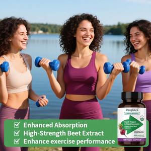 OEM nhà máy Hữu Cơ củ cải gốc viên nang cho người lớn tăng cường hấp thụ cao sức mạnh củ cải chiết xuất hạt tiêu đen chiết xuất viên nang - Product Image 2